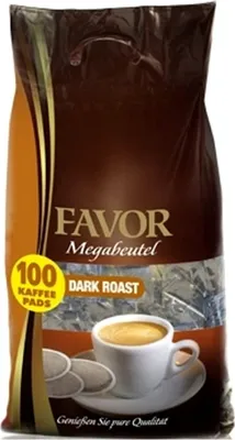 Produktbild von Favor - Dark Roast Megabeutel - 8x 100 pads