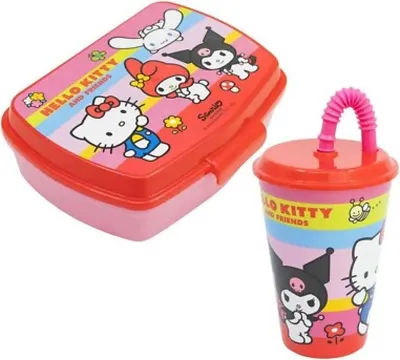 Stor Kuromi Lunchbox Für Kinder – Rechteckige Brotdose, BPA-frei, Mit Süßem Design, Perfekt Für Schule & Ausflüge