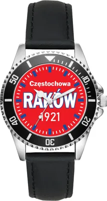 Produktbild von KIESENBERG Herrenuhr Armbanduhr Rakow Czestochowa Geschenk Fan Artikel Zubehör Fanartikel Analog Quartz Uhr L-21052