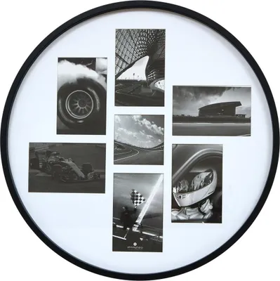 Produktbild von Runde fotocollage 7 fotos alice d50 cm  - Atmosphera créateur d'intérieur