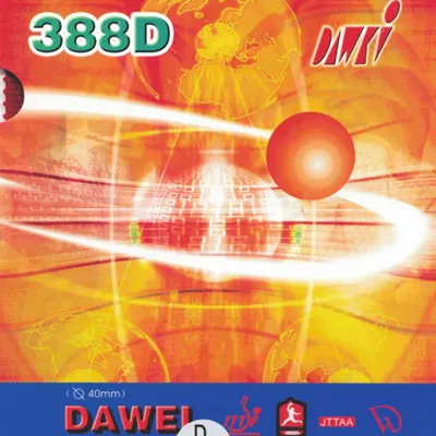 Produktbild von DAWEI 388D (0.5 mm - rot) | Tischtennisbelag