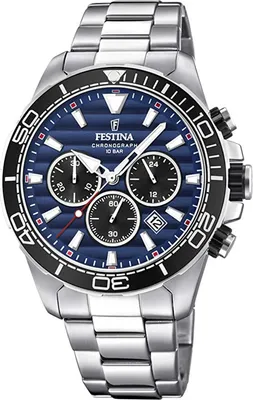 Produktbild von Festina F20361/3 Herren-Uhr Prestige Chronograph Quarz mit Edelstahl-Band