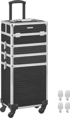 Produktbild von Famanu Werkzeugwand mit 32 Aufbewahrungsboxen - Verzinktes Wandregal für Werkstatt und Garage