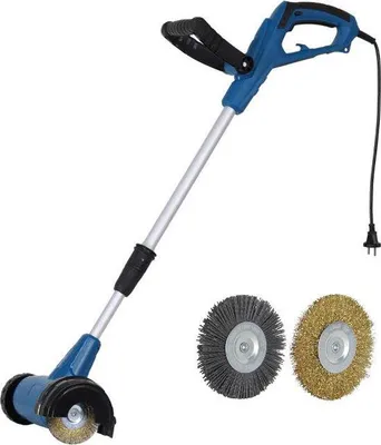 Image de CFH Brosse électrique pour joints EFB-675 - Brosse à mauvaises herbes - avec deux brosses es