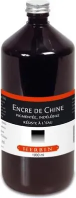 Produktbild von Herbin Tinte Tusche 1000 ml schwarz