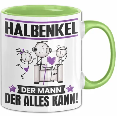 Produktbild von Halbenkel Tasse Geschenk für Halbenkel Der Mann Der Alles Kann Geschenkidee zum Geburtstag (Grün)