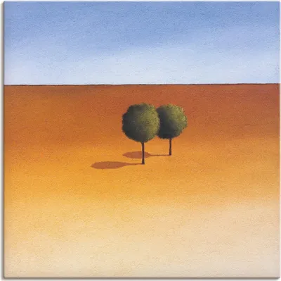 Produktbild von ARTland Leinwandbild Bäume Größe: 40x40 cm