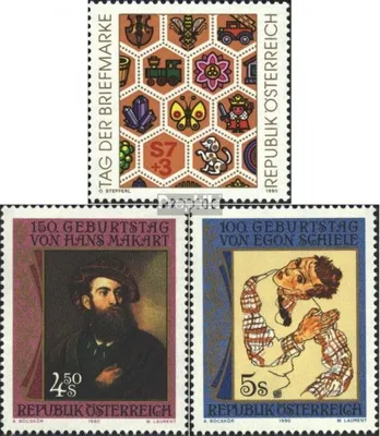 Produktbild von Briefmarken Österreich 1990 Mi 1990,1991-1992 (kompl.Ausg.) postfrisch Tag d.Briefmarke