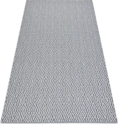 Produktbild von Teppich CASA ÖKO SISAL Boho  Diamanten 22084 Anthrazit / sahne Grau 133x190 cm