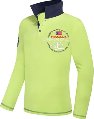 Zdjęcie produktu dla Nebulus koszulka polo z długim rękawem BILLER mężczyźni, koszulka, bluza, polo, P5399 - mężczyźni, limonkowy, XXL
