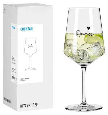 Produktbild von Ritzenhoff Liebe Cocktailglas #19 Sprüche 544 ml Kristallglas  Germany