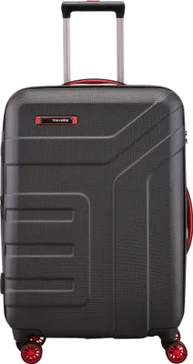 Produktbild von travelite Vector M 4 Radtrolley Dehnfalte Schwarz neues Modell