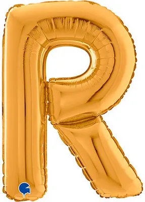 Obrázok produktu pre Obrovský balón s písmenami 26"/66cm | Gold #R