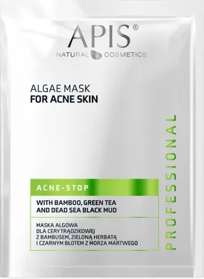 Image de Masque mystique aux algues d'ardoise et au thé vert d'Apis Acne-Stop, 20 g