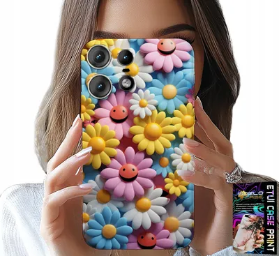 Obrázek produktu pro Pouzdro pro Motorola Edge 50 Pro - Barevné květiny, kopretiny Pouzdro