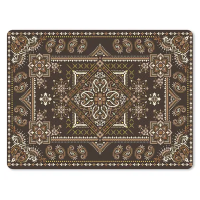 Produktbild von MuchoWow® Mauspad Mousepad Perserteppich - Teppich - Muster - Braun 23x19 cm - Mousepads - Maus Mat - Pad - Mausunterlage - Schreibtischunterlage - Mauspad