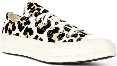 Produktbild von Converse Chuck 70s A14946C im Leopardenmuster für Damen – 4.5 UK - 37 EU - 6.5 US / Black Beije