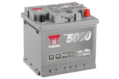 Image de Yuasa YBX5012 SMF 12V 54Ah Silver Batterie de voiture haute performance