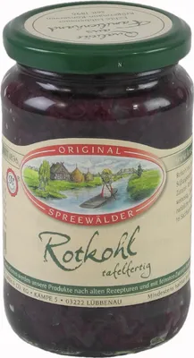 Produktbild von Krügermanns Original Spreewälder Rotkohl (370 ml Glas)