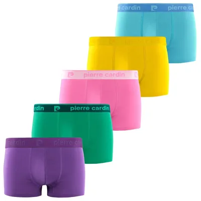 Produktbild von Boxershorts Herren, Unterhosen Männer, 5er-Pack, Grün 9 (M)