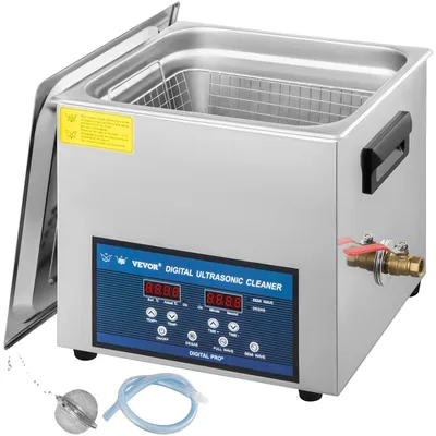 Zdjęcie produktu dla Vevor Myjka Ultradźwiękowa 10L 260W Podwójna Częstotliwość Led Stal