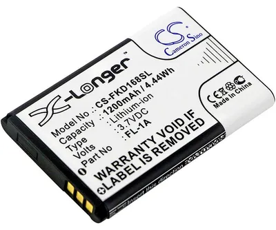 Image de TECHTEK Batterie compatible avec [Fukuda] EK-168G, EK-268G, EK-468G, pour [Teltonika] GH3000, GH4000, GH5200, MH2000 remplace FL-1A