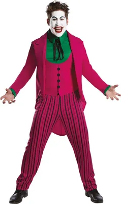 Image de Le Joker - Costume "1966" - Homme BN4529 (XL) (Rose/Noir)