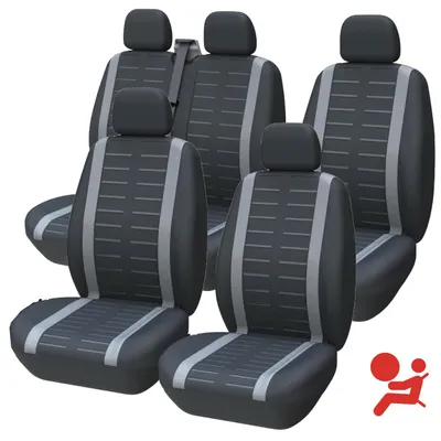Produktbild von 4er Autositzbezüge - Sitzbezüge - Vorder- & Rücksitze - Autozubehör, Packung, 1-tlg., Dicke Polsterung / Universal