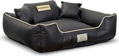 Image de AIO Lit pour animaux, lit pour chien KINGDOG ECOSHINE 100x75 cm Démontable