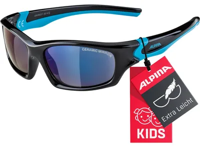 Immagine prodotto di Occhiali da sole Alpina Flexxy Teen per bambini, colore:Nero