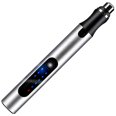 Produktbild von Kabelloser Elektro-Gravierstift mit 3 Geschwindigkeiten USB-aufladbar silber