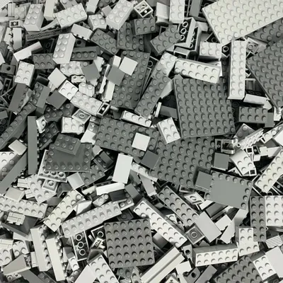 Obrázok produktu pre LEGO® Bricks Special Svetlosivá Tmavosivá Zmiešaná NOVINKA! Množstvo 800x