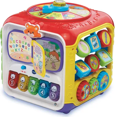 Zdjęcie produktu dla VTech 80 183404 004 Kostka odkrywcza dla dzieci w wieku od 12 do 36 miesięcy