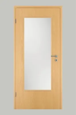 Produktbild von Pertura Zimmertür Yori CPL Buche 98,5x198,5 cm Links mit Lichtausschnitt G3 (ohne Glas)