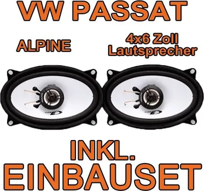 Produktbild von Lautsprecher hinten - Alpine SXE-4625S - 4x6 Koax-System für VW Passat 35i & 3A - justSOUND