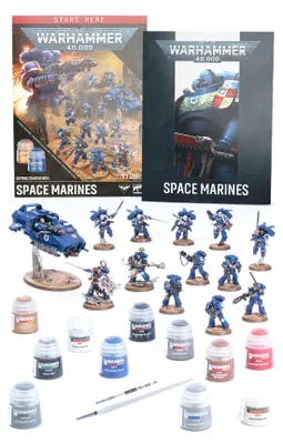 Produktbild von Warhammer 40.000 Getting Started With Space Marines Deutsch
