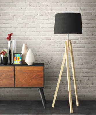 Produktbild von NEWROOM Tapete Grau Vliestapete Mauer - Ziegelstein Modern   Stein  Backstein Loft Mauerwerk