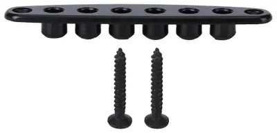 Produktbild von Gitarrensaite durch Platte, Zinklegierungsmaterial, verbesserte Stabilität, schwarz, schwarz