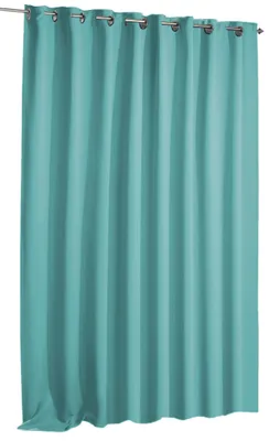 Produktbild von Verdunklungsvorhang türkis Ösen 135x175 cm Vorhang blickdicht Gardine