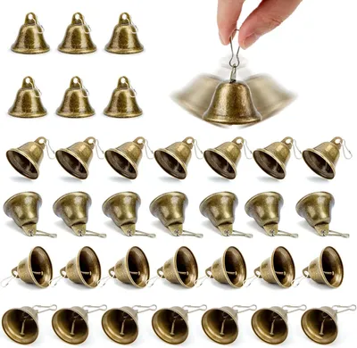20 Vintage-Metallglöckchen, 1,5 Zoll, Bastelglocken für DIY-Deko