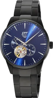 Produktbild von ETT EGS-40405-31M Herren-Automatikuhr Motion Drive Schwarz/Blau