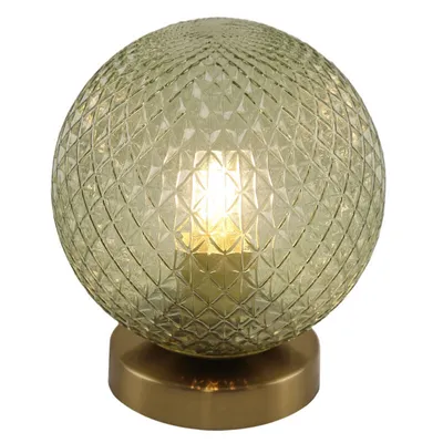 Produktbild von Olucia - JOHNSON - Tischlampe - Grün / Messing