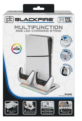 Produktbild von Blackfire Ps5 Multifunktionsbasis Mit Belüftung Silber  Silber One Size
