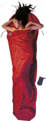 Produktbild von Cocoon Seide Ägyptische Baumwolle Mumie Bettlaken Rot 241 x 90-56 cm Rot 241 x 90-56 cm