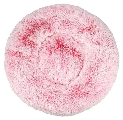 Immagine prodotto di Cuccia per cani, cuccia per gatti, morbida, rotonda, in peluche, 90 cm, rosa