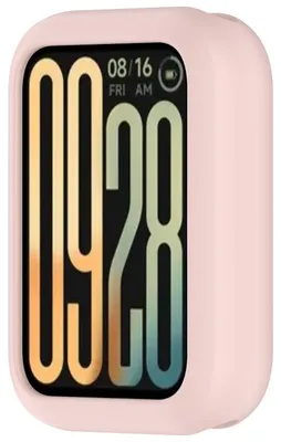 Image de Étui de protection en silicone pour Xiaomi Smart Band 9 Pro, rose