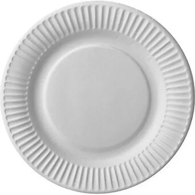 Produktbild von 800 tradingbay24 Teller, Pappe rund Ø 18 cm weiss tbU90019