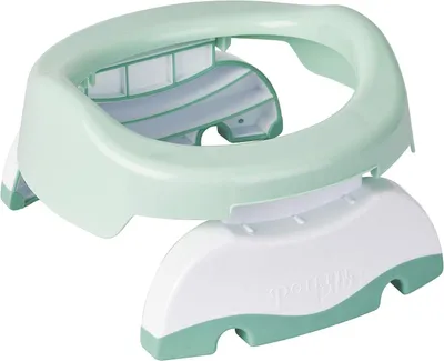 Productafbeelding van Potette Plus 2-in-1: potje en verloopmiddel voor baby's, mint