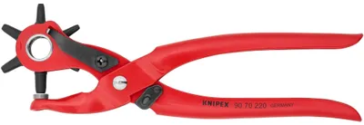 Produktbild von KNIPEX Revolverlochzange rot 220 mm