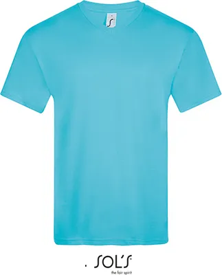 Produktbild von SOLs 11150 | V-Neck Herren Kurzarm T-Shirt Victory - Farbe: Atoll Blue - Größe: XXL